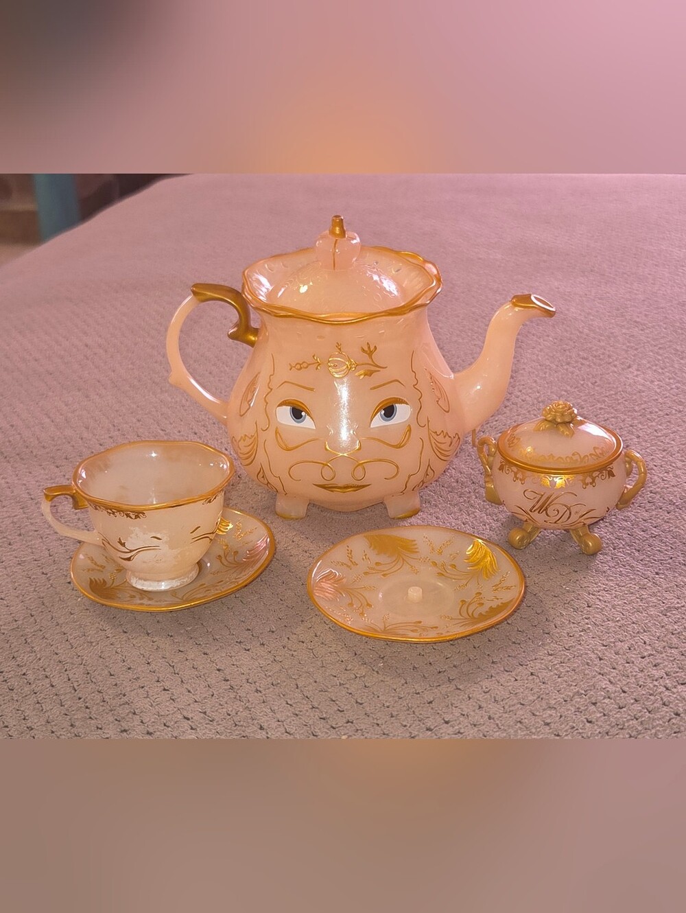 Disney Beauty & The Beast Enchanted Tea Set - 7 piece set